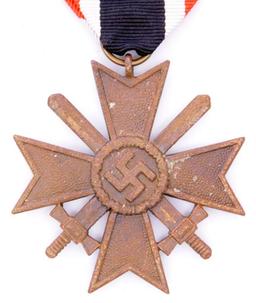 German WWII 1939 2nd Class War Service Cross with Swords