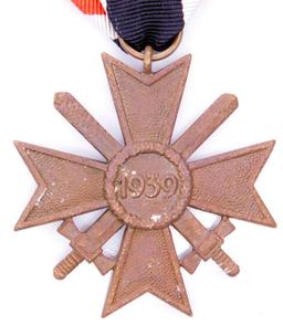 German WWII 1939 2nd Class War Service Cross with Swords