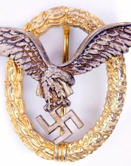 German World War II Luftwaffe Pilot Observer Badge