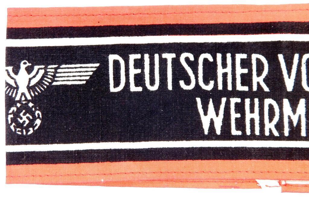 German WWII DEUTSCHER VOLKSSTURM WEHRMACHT Arm Band