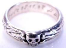 German WWII Waffen SS Officers Elite Honor Ring