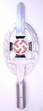 German WWII NSKOV Veterans Regimental Flag Pole Top