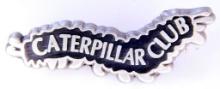 USAAF WWII Army Air Force CATERPILLAR CLUB Pin - Sterling