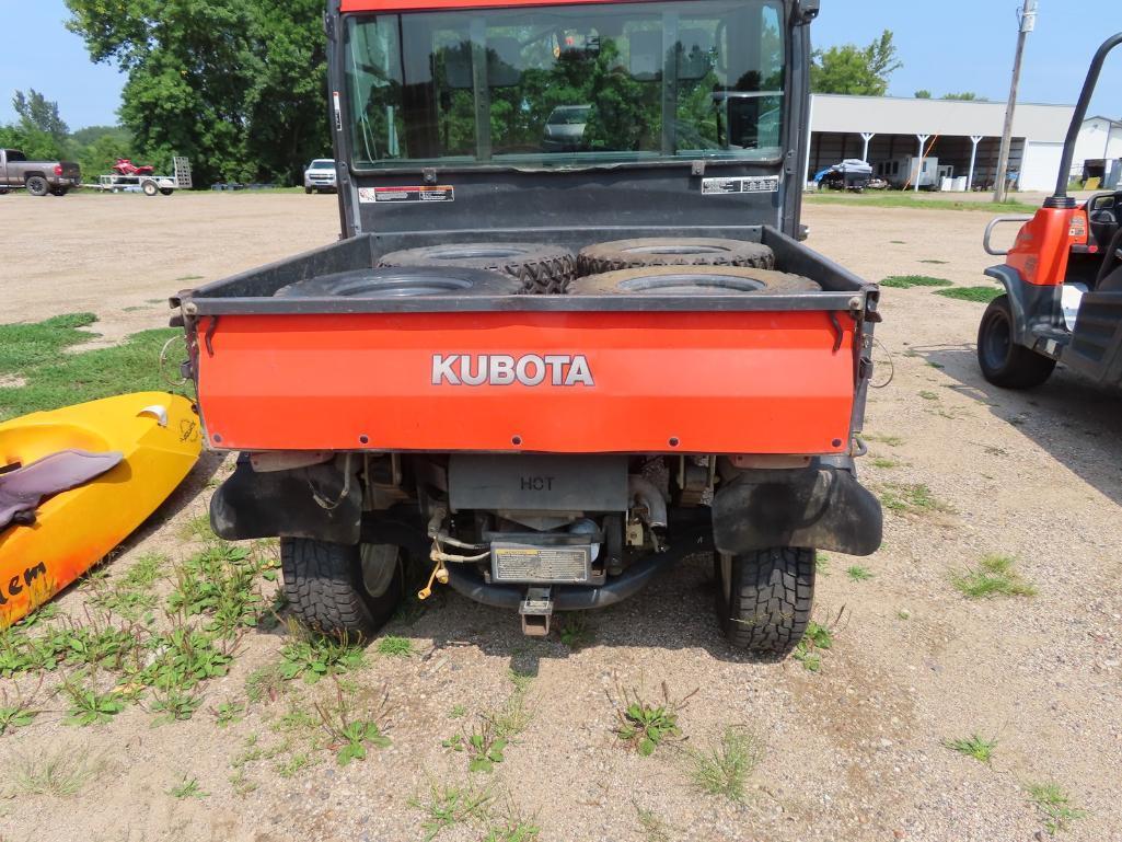 2011 Kubota RTV1100 ATV 4wd utility, full cab,heat, A/C, 3616 hours, off an