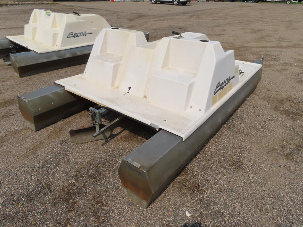 Ercoa aluminum/fiberglass paddle boat