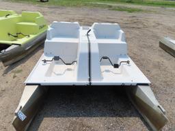 Ercoa aluminum/fiberglass paddle boat