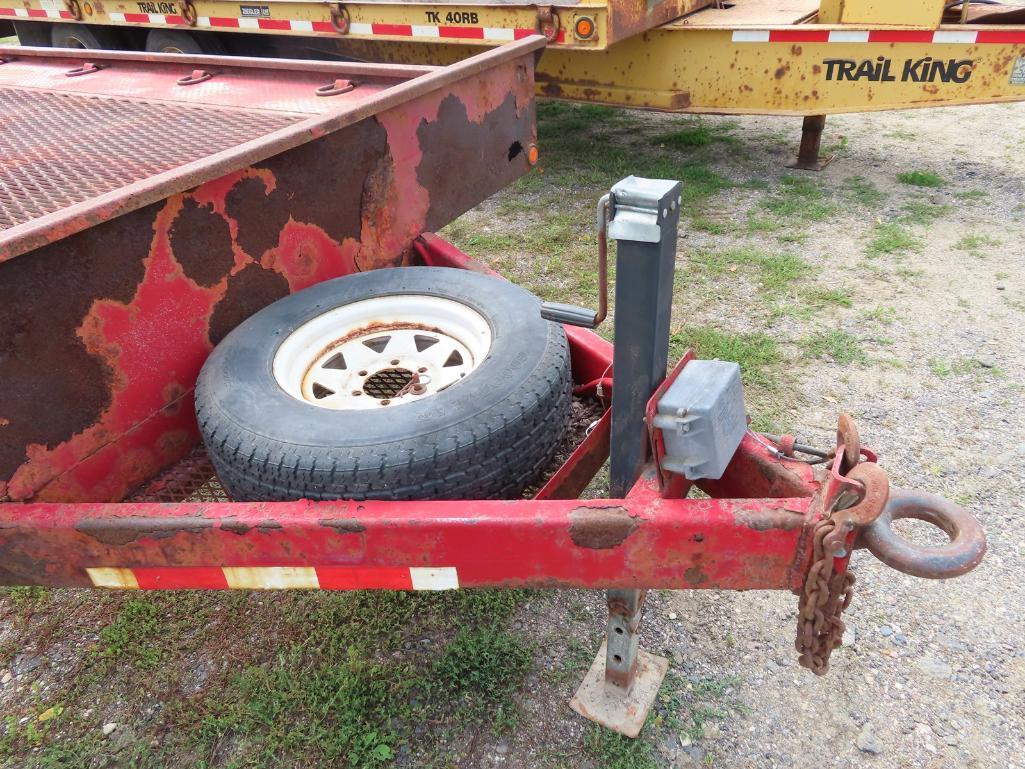 2008 Remackel RW12 Trailer- Mower 8'x24', 10,000 GVWR, elect brakes, pintel