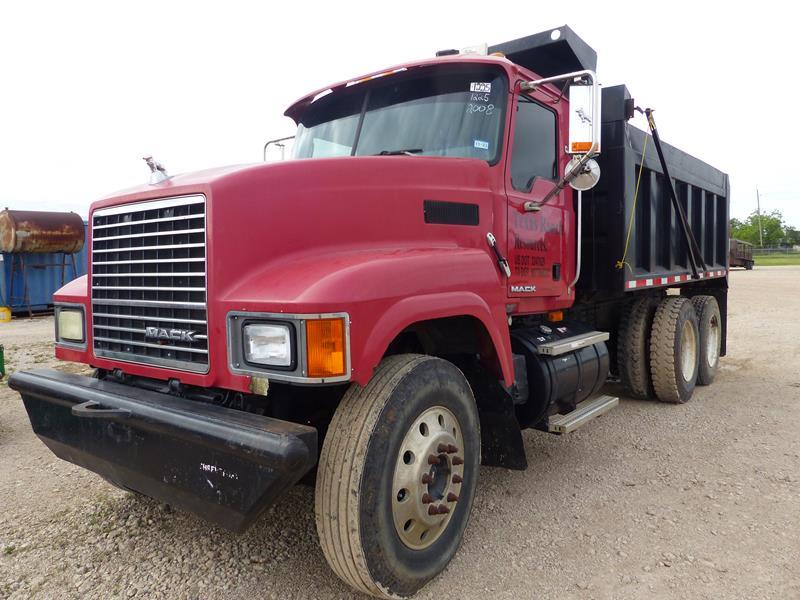 2008 MACK CHU613 PINNACLE DUMP TRUCK