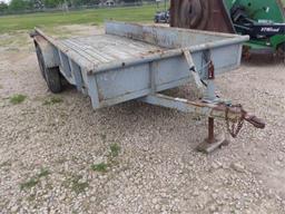 SHOPMADE 16'X76" LOWBOY TRAILER