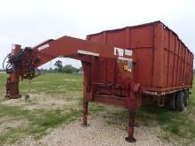 2002 GOOSENECK 20'X8' DUMP TRAILER