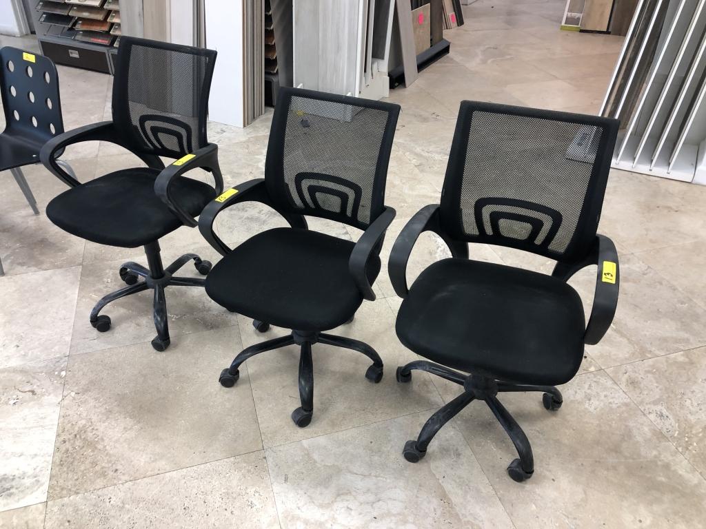 ROLLING CHAIRS WITH MESH BACK