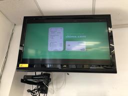 JVC 38" LCD TV WITH WALL MOUNT AND REMOTE