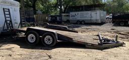 16' DUAL AXLE EQUIPMENT TRAILER