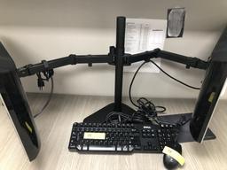 VIEWSONIC 22" MONITORS ON ADJUSTABLE TELESCOPING STAND