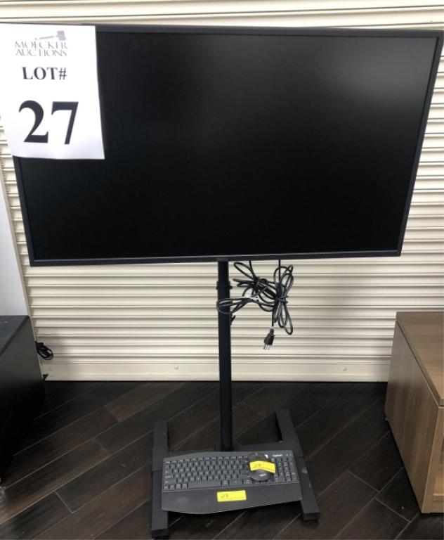 DELL 42"MONITOR ON STAND, MODEL P4317Q