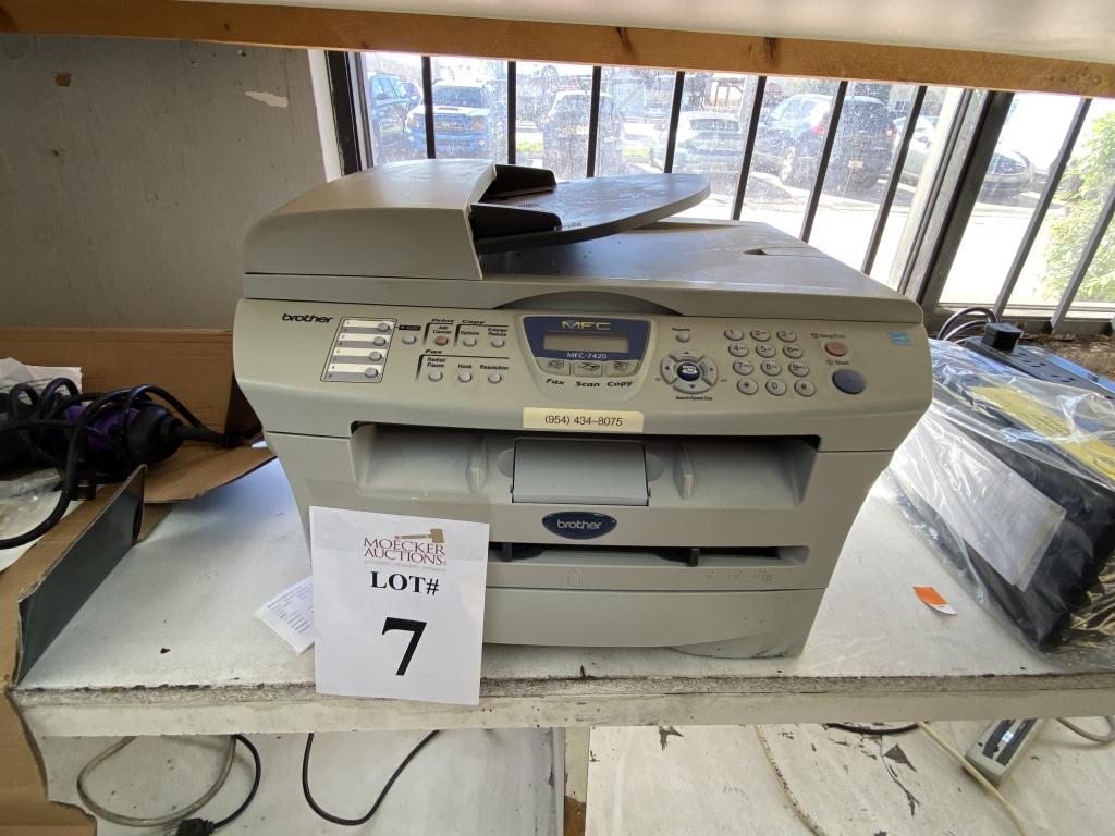 BROTHER ALL IN ONE PRINTER MODEL MFC-7420