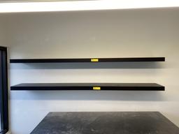LOT CONSISTING OF: (6) ASSORTED WALL SHELVES,