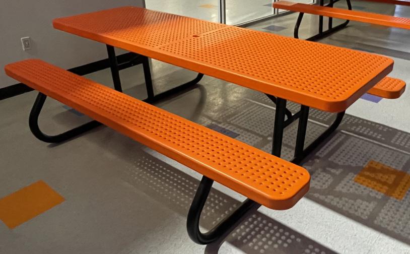 PREMIER POLYSTEEL PICNIC TABLES - 8'