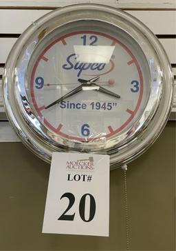 SUPCO NEON CLOCK, NO CORD