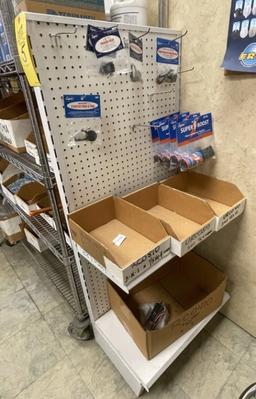 LOT CONSISTING OF WIRE METRO RACK