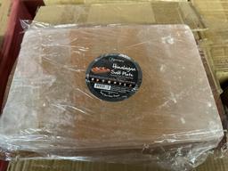 ZENNERY HIMALAYAN SUSHI SALT PLATE WITH WOOD TRAY (NEW) (YOUR BID X QTY = TOTAL $)