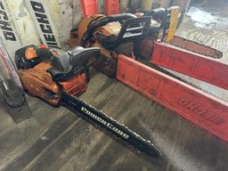 ECHO CHAINSAWS WITH ACCESSORIES