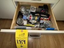 LOT CONSISTING OF DENTAL SUPPLIES IN TWO DRAWER