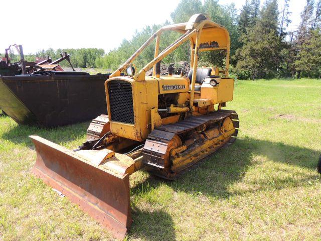 John Deere 350 Crawler with 6 way dozer, 4139 hours showing, SN:SNI4F3D0293