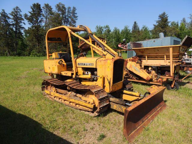 John Deere 350 Crawler with 6 way dozer, 4139 hours showing, SN:SNI4F3D0293