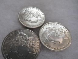 1885-O Morgan Silver Dollars Group of (3)