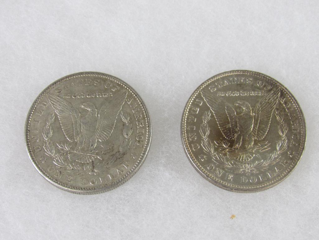 1904 (1) and 1904-O (1) Morgan Silver Dollars Group of (2)