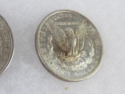 1904 (1) and 1904-O (1) Morgan Silver Dollars Group of (2)