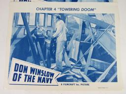 Don Winslow Group of 1940's Lobby Cards