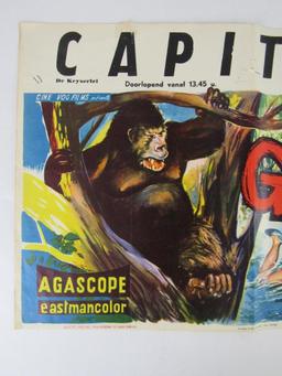 Gorilla (1956) Belgium Movie Poster