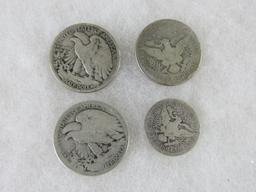 Group of (4) Better Date U.S. Silver Coins