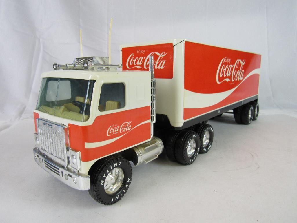 Vintage 1970's/80's Nylint Pressed Steel Coca Cola Semi-Truck