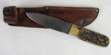 Antique 1900's Marbles MSA Gladstone Mich Dall Deweese Fixed Blade Knife