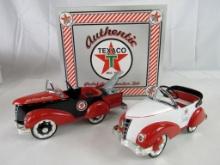 Texaco Pedal Car 1940 Gendron Pioneer Wrecker Set Crown Premiums 1 of 2500 1:6 MIB