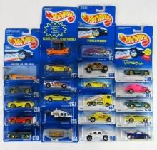 Lot (26) Vintage "Blue Card" Number Series Hot Wheels 1:64