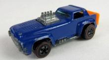 Vintage 1970 Hot Wheels Redline Enamel Short Order- Blue/ Hong Kong