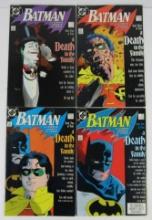Batman #426, 427, 428, 429 (1988 DC) Death in the Family Set