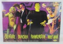 Rare Aurora Model Kits Universal Monsters Frightening 4 Pack Sealed MIB