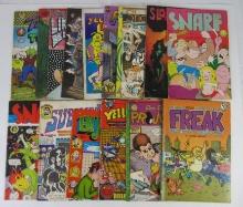 Lot (16) Vintage Underground Comics