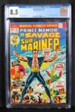 Sub-Mariner #67 (1973) Classic Romita Cover/ 1st New Costume CGC 8.5