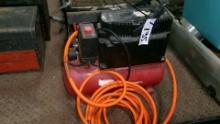 SMALL 110 VOLT AIR COMPRESSOR,  cond. unknown