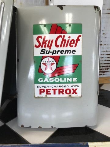 Gas Pump Door w/ Texaco Sky Chief Plate