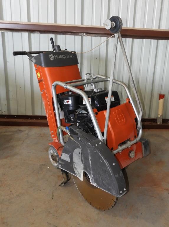 Husqvarna FS413 walk behind concrete saw