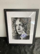 Robert Plant signed w/ documentation 15x12