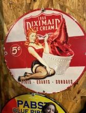 Dixiemaid Ice Cream 11 3/4" SSP dated 1955