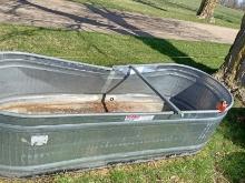 3 Galvanized Water Troughs